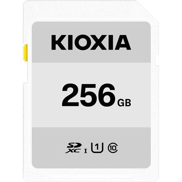 キオクシア ＵＨＳーＩ対応　Ｃｌａｓｓ１０　ＳＤＸＣメモリカード　２５６ＧＢ KSDB-A256G 1個（直送品）