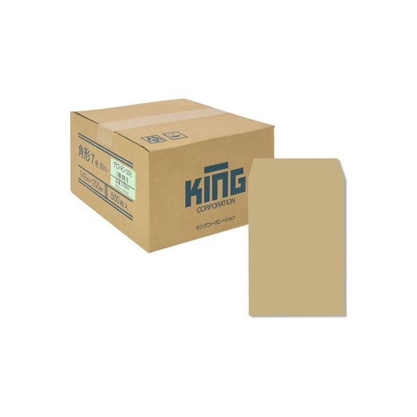 キングコーポレーション 角形7号 85g RCー100% 010808 500 キングコーポレーション 角形7号 85g RCー100% 010808 500