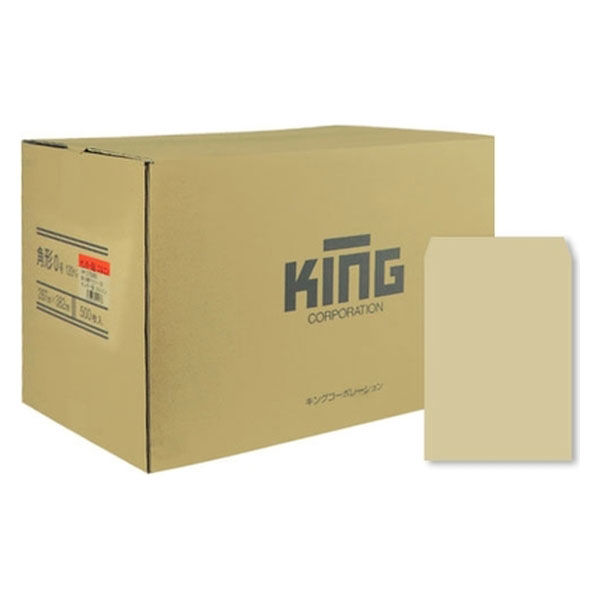 キングコーポレーション 角形0号 120g 未晒クラフト エルコン付
