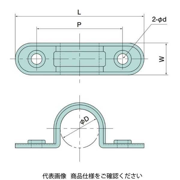 日動電工 サドル VE28 W HI S28WHW 1セット(100個)（直送品）