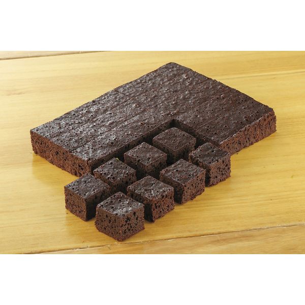 「業務用」 久世 Baked Cube　ハイカカオチョコ 232411 １ケース　200g(35個)×24PC　冷凍（直送品）