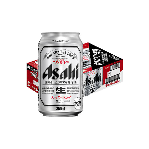 アサヒスーパードライ 350ml 1箱（24缶入） アサヒビール（わけあり品 