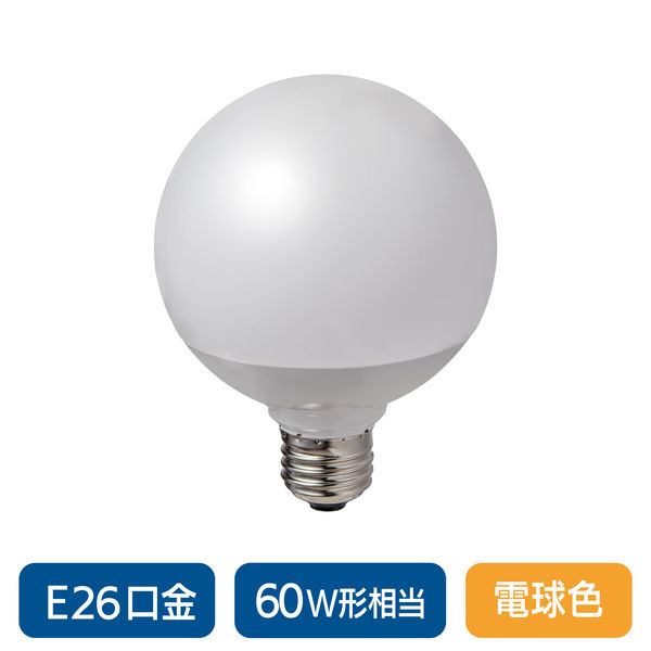 朝日電器 ＬＥＤ電球　ボール形Ｇ９５ LDG7L-G-G2104 1個（直送品）