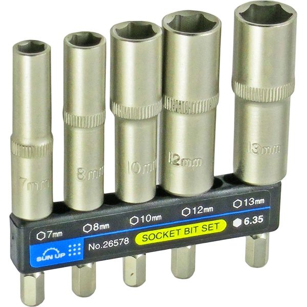 コンヨ 六角軸ソケットセット 5PC 26578 1個（直送品） - アスクル