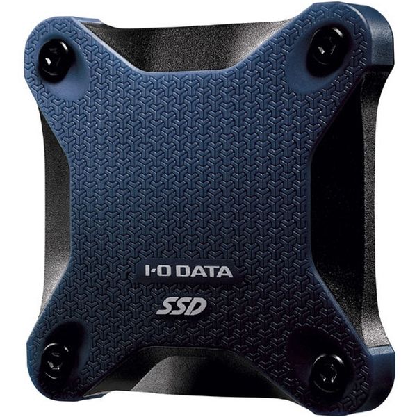 ＵＳＢ３．２　Ｇｅｎ１（ＵＳＢ３．０）／２．０対応ポータブルＳＳＤ　１ＴＢ　ミレニアム群青 SSPH-UA1NB アイ・オー・データ機器（直送品）