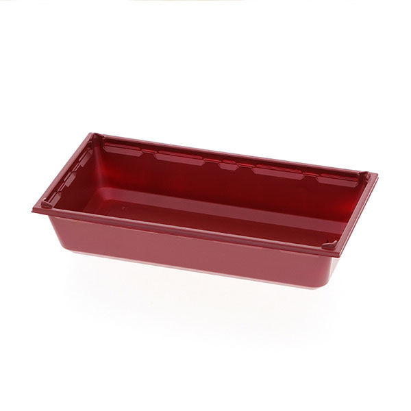 ケース販売】アクタ 弁当容器 ワン折重 底 73×38A 赤 004430027 1ケース(50枚入×8袋 合計400枚)（直送品） - アスクル