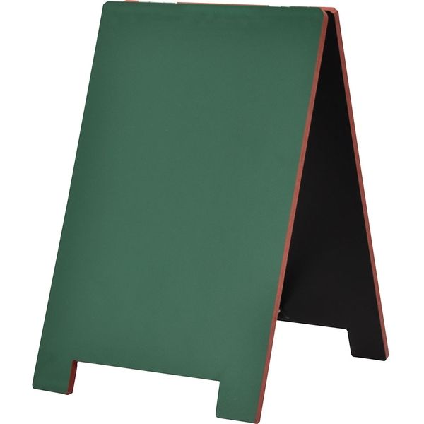 KMA A型 グリーンボード 卓上型 15W 両面 緑のスタンドミニ黒板 K-BBT-15WG 1台（直送品）