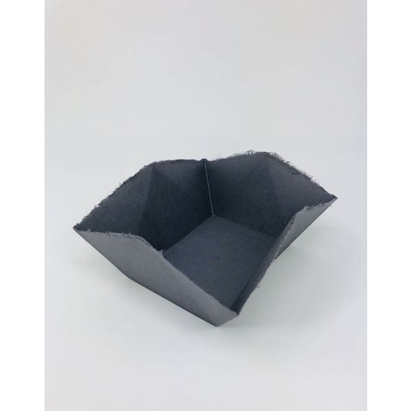 MOLZA美の紙工房 ３Ｄ Ｐａｐｅｒ 折り紙トレイ(Ｓ) Ｏｒｉｇａｍｉ Ｔｒａｙ(Ｓ) 10個入×3 ブラック MX02（直送品）
