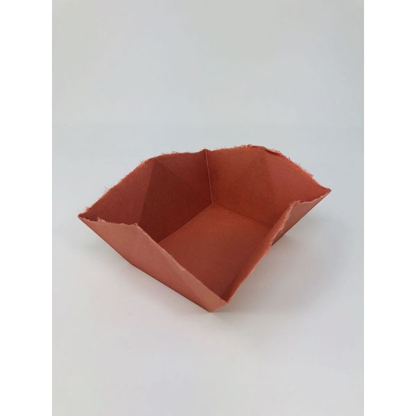 MOLZA美の紙工房 ３Ｄ Ｐａｐｅｒ 折り紙トレイ(Ｓ) Ｏｒｉｇａｍｉ Ｔｒａｙ(Ｓ) 10個入×3 レンガ MX03（直送品）