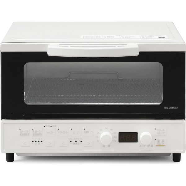 アイリスオーヤマ マイコン式オーブントースター MOT-401-W 1台（直送品）