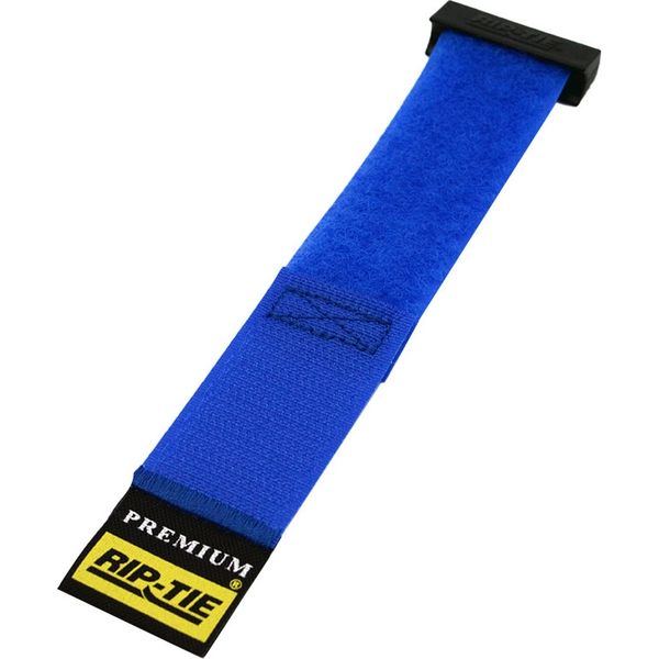 プレミアムシリーズ リップロックケーブルラップ 25.4mmX88.9mm  10本入 青（直送品）