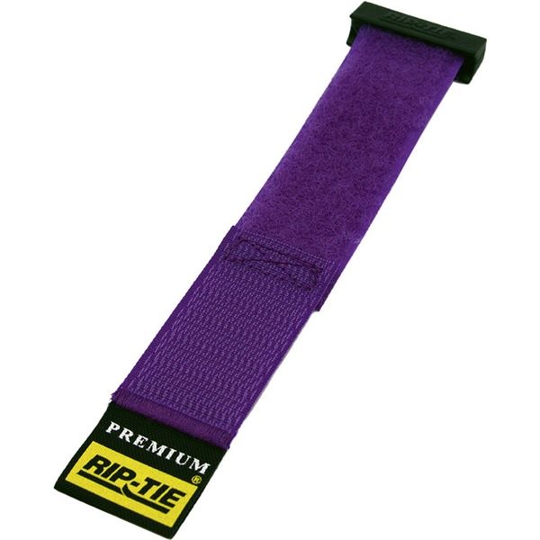 プレミアムシリーズ リップロックケーブルラップ 25.4mmX368.3mm  10本入 紫（直送品）