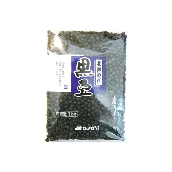 アサヒ食品工業　黒豆 1kg 北海道産　20376　1袋（直送品）