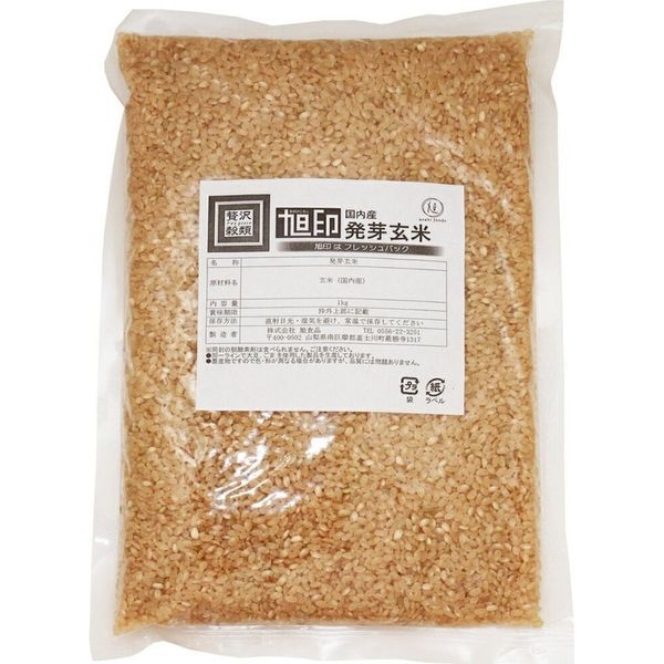 アサヒ食品工業　発芽玄米 1ｋg 北海道産　20385　1袋（直送品）