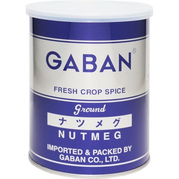 GABAN　ナツメグパウダー（缶） 225ｇ（GABAN ハウス食品）　22186　1缶（直送品）