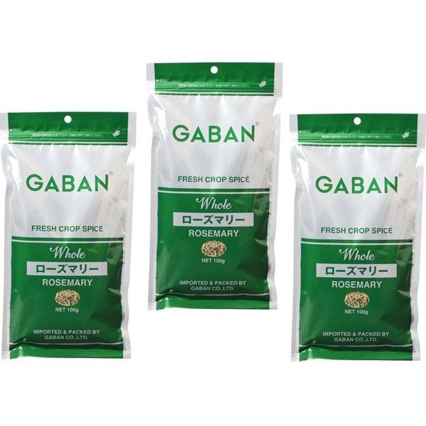 GABAN　ローズマリー（ホール） 100ｇ×3袋（GABAN ハウス食品）　22244　1袋（直送品）