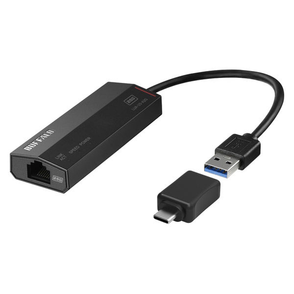 LANアダプタ 2.5GbE対応 USB-A/Type-C接続 LUA-U3-A2G/C 1個 バッファロー
