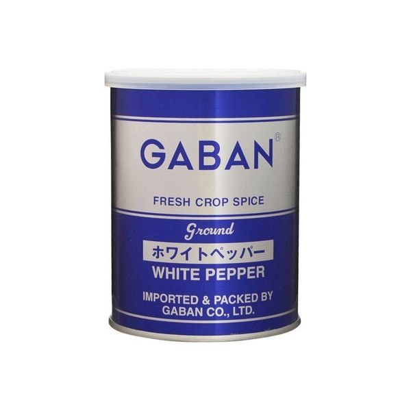 GABAN ホワイトペッパー（缶） 210ｇ（GABAN ハウス食品） 22183 1袋（直送品） - アスクル