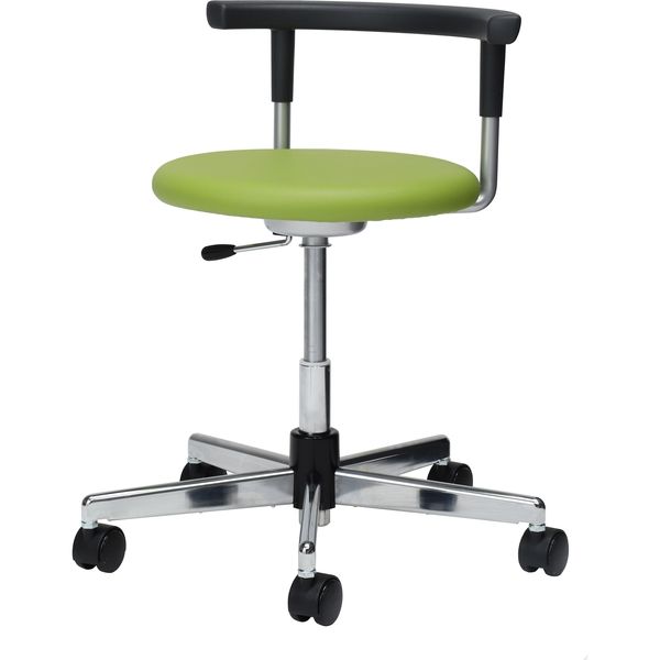 オリバー PDシリーズ 折りたたみチェア 肘付 （木製・ブルー ビニール