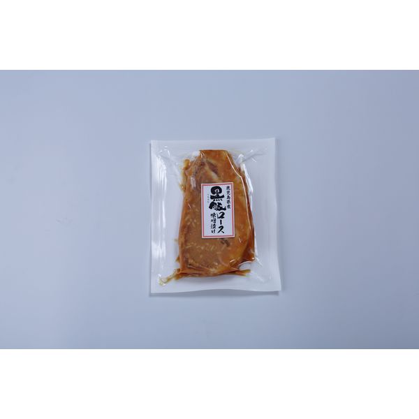 送料無料 鹿児島県産黒豚ロース味噌漬セット 110ｇ×6P 冷凍 食品 肉 惣菜（直送品）