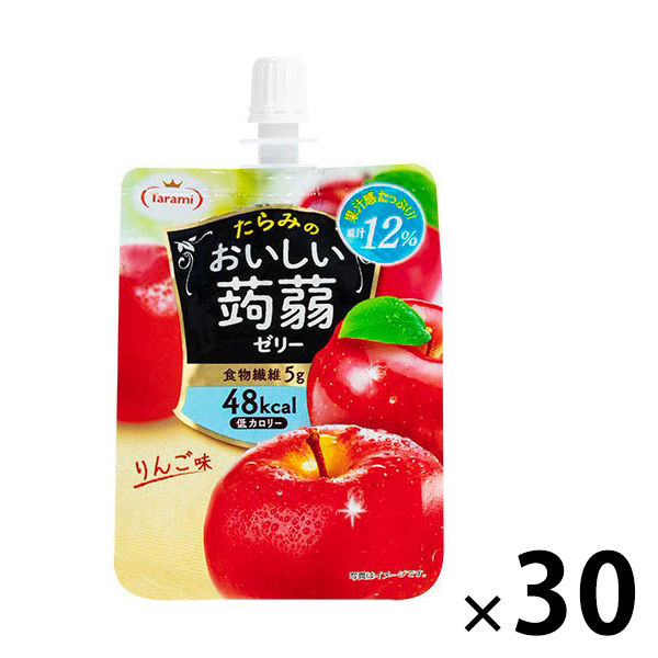 たらみ おいしい蒟蒻ゼリーりんご味 150g 30個