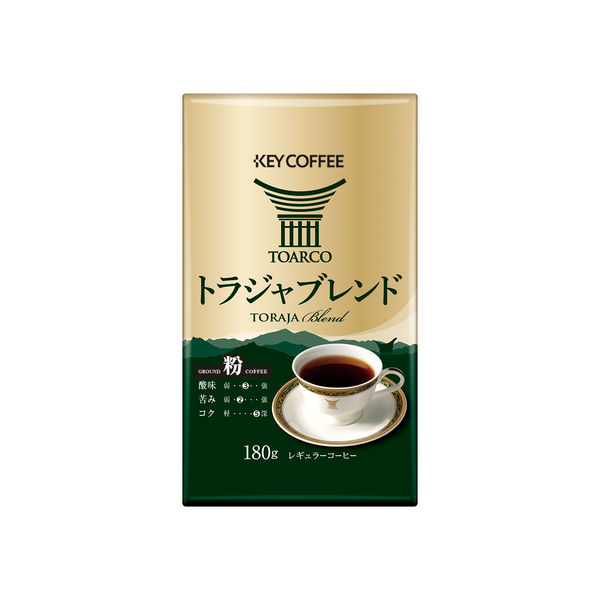 コーヒー粉】キーコーヒー VPトラジャブレンド 1袋（180g） - アスクル