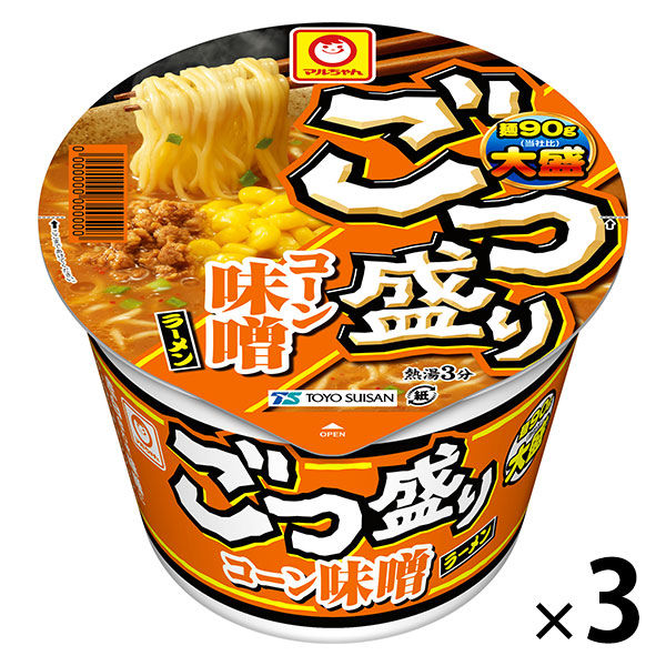 東洋水産　マルちゃん ごつ盛り コーン味噌ラーメン　1セット（3個）