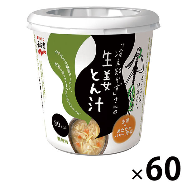 「冷え知らず」さんの生姜カップとん汁 1ケース（60個） 永谷園 栄養補助食品