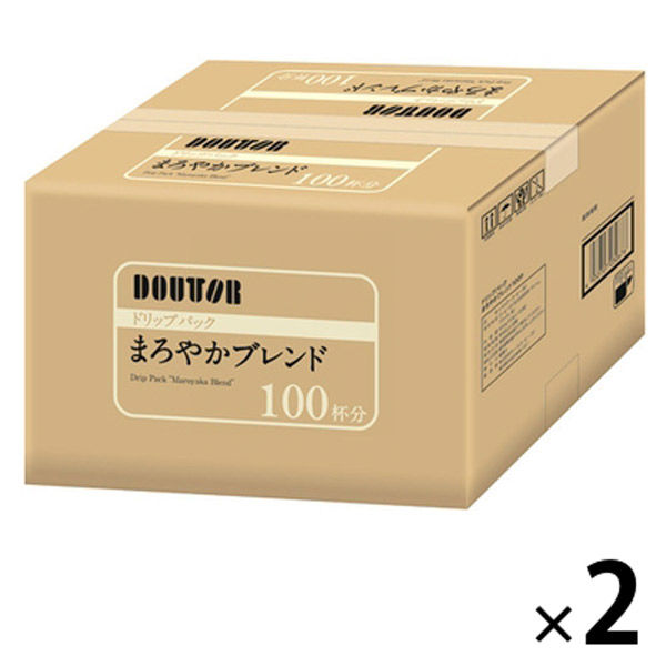 【ドリップコーヒー】ドトール ドリップパック まろやかブレンド 1セット（200袋：100袋入×2箱）