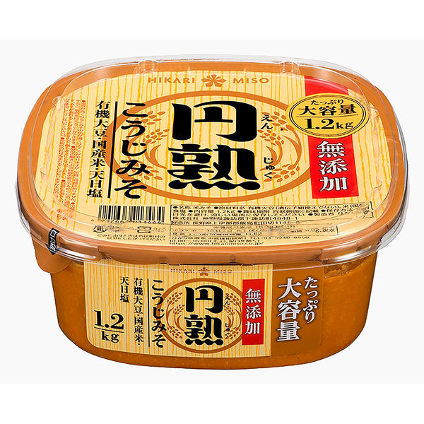 ひかり味噌 無添加 円熟こうじみそ 1.2kg