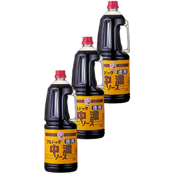 ブルドック 徳用中濃ソース 1.8L 3本 - アスクル