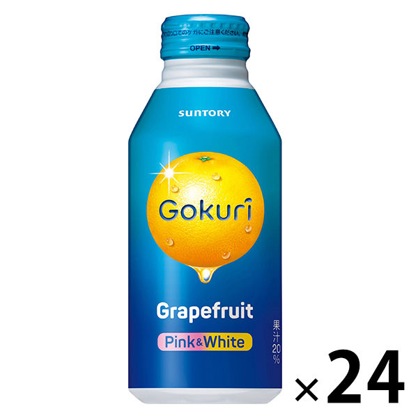 や*も様 新品・未開封品】【24本】Gokuri グレープフルーツ 400g ボ サントリー Gokuriグレープフルーツ 400g 1箱（24缶入） - アスクル