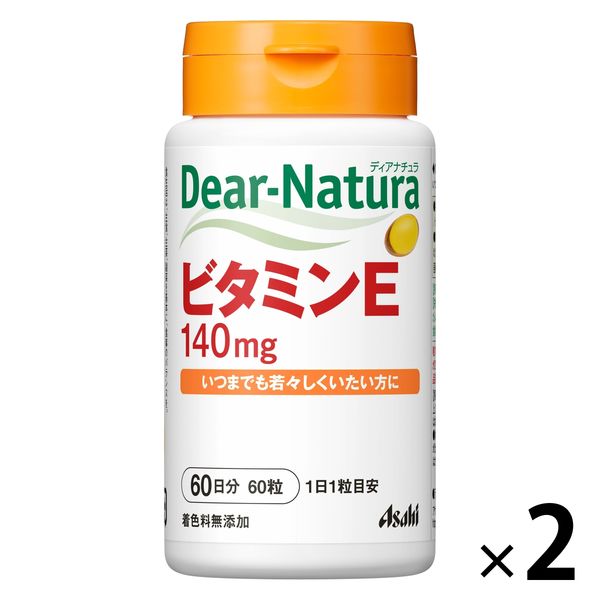 ディアナチュラ（Dear-Natura）　ビタミンE　1セット（60日分×2個）　アサヒグループ食品　サプリメント