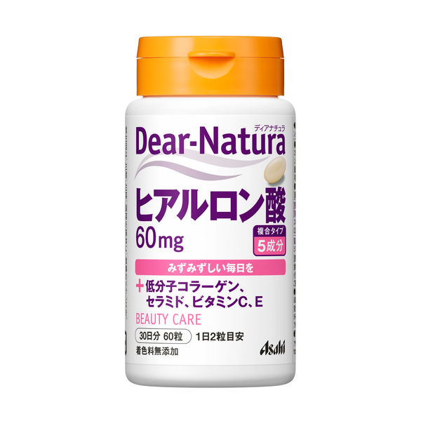 ディアナチュラ（Dear-Natura）　ヒアルロン酸　30日分（60粒入）　アサヒグループ食品　ヒアルロン酸サプリメント