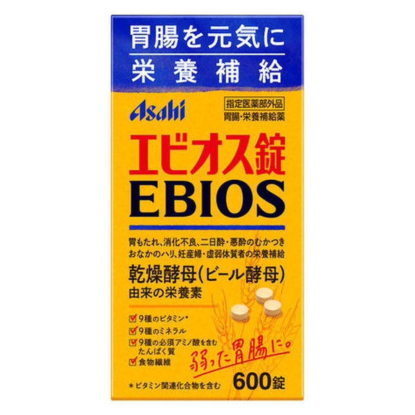 エビオス錠　1個（600錠）　アサヒグループ食品　サプリメント