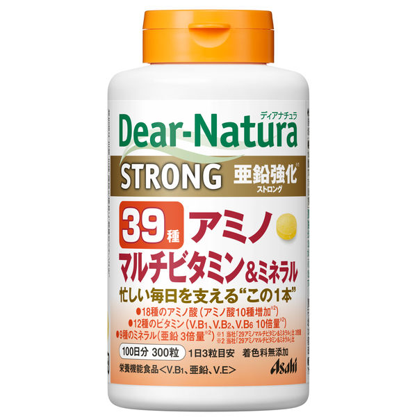 ディアナチュラ（Dear-Natura）　ストロング39 アミノ マルチビタミン&ミネラル　100日分　アサヒグループ食品　アミノ酸　サプリメント