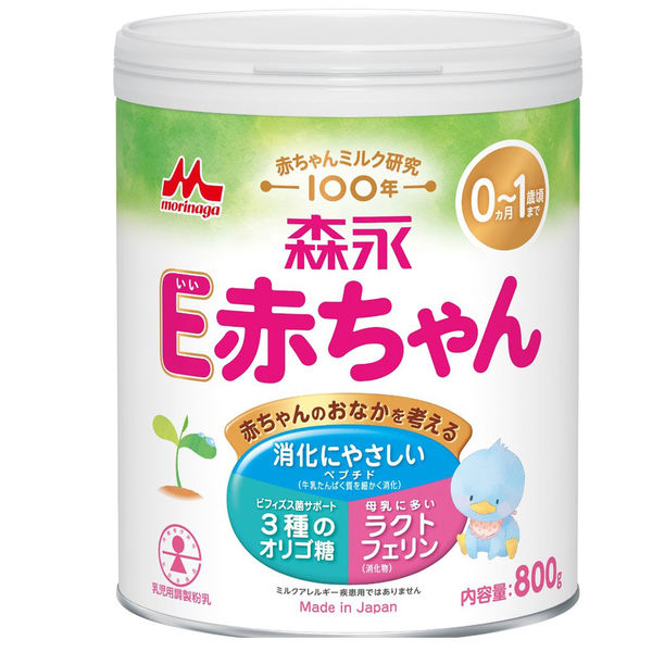 0ヵ月から】森永 乳児用ミルク E赤ちゃん（大缶） 800g 1缶 森永乳業 ...