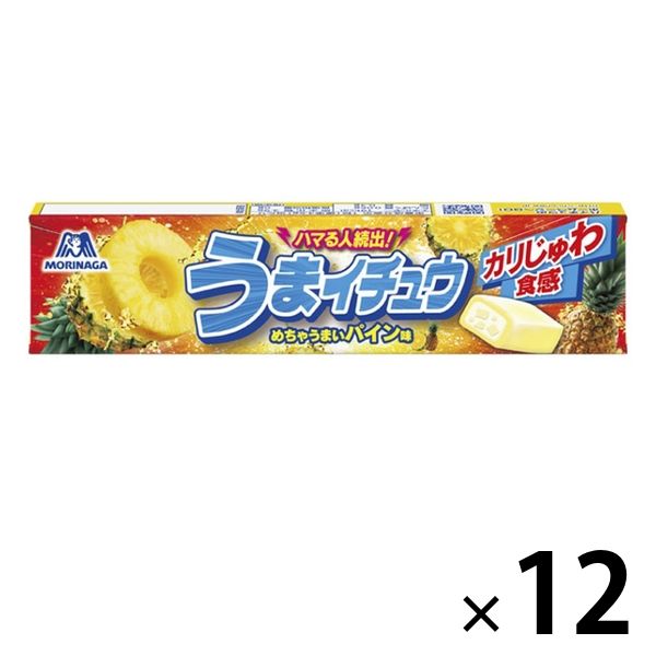 森永製菓 うまイチュウ＜パイン味＞ 12本 ハイチュウ ソフトキャンディ