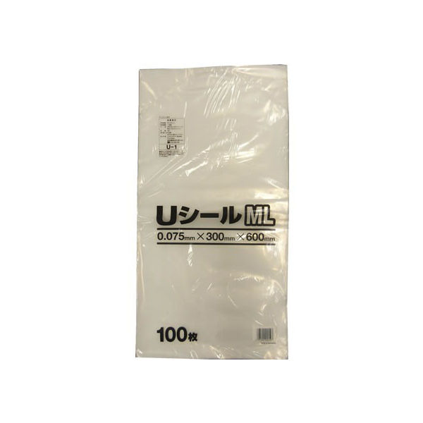 システムポリマー/U-1/Uシールポリ袋 mｌ 100枚×5袋　1個（直送品）