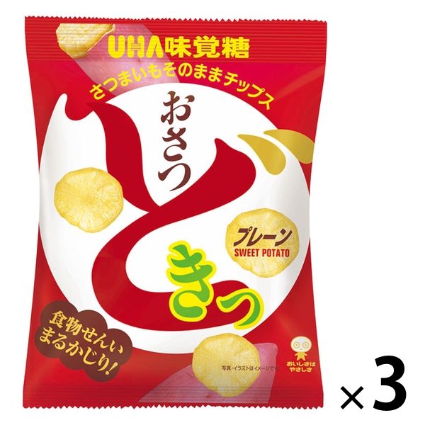 味覚糖　おさつどきっ　プレーン味　258918　1セット（3袋入）