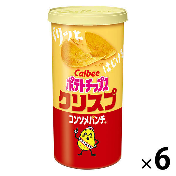 カルビー ポテトチップス クリスプ コンソメパンチ 50g 1セット（6個入