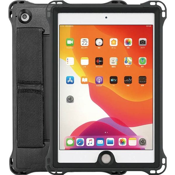 iPad mini 4 iPad mini 2019 防水ケース 防塵 耐衝撃ケース ブラック タブレットケース（直送品）