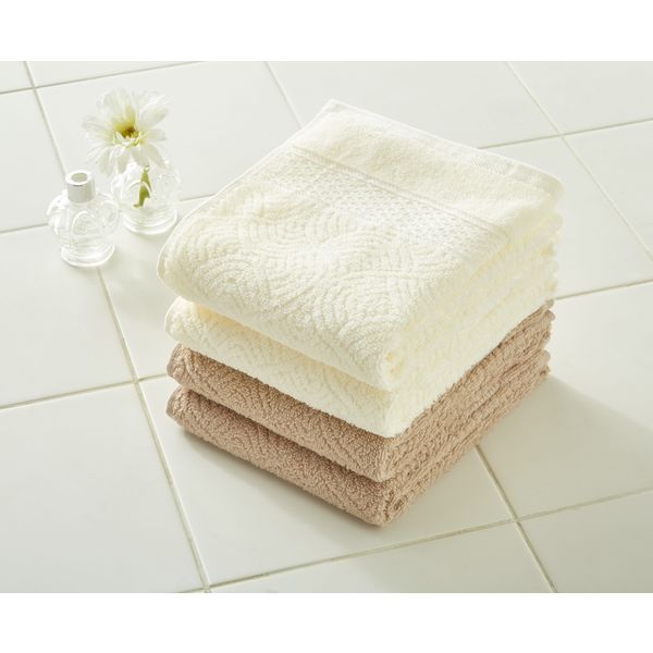 小杉善 【ホテルタイプ】ライフカラーフェイスタオル2色8枚組