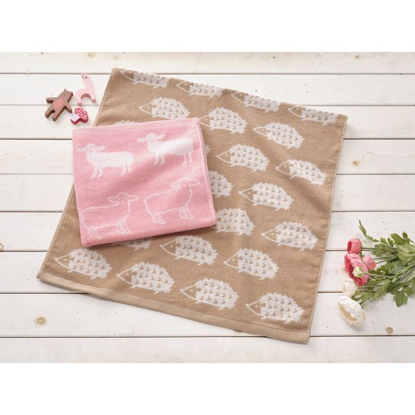 小杉善 北欧アニマルバスタオル2柄6枚組 60×120cm SV-693-2 1