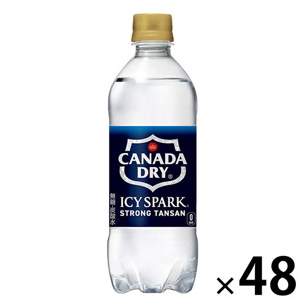 炭酸水】 ICY SPARK from カナダドライ 500ml 1セット（48本