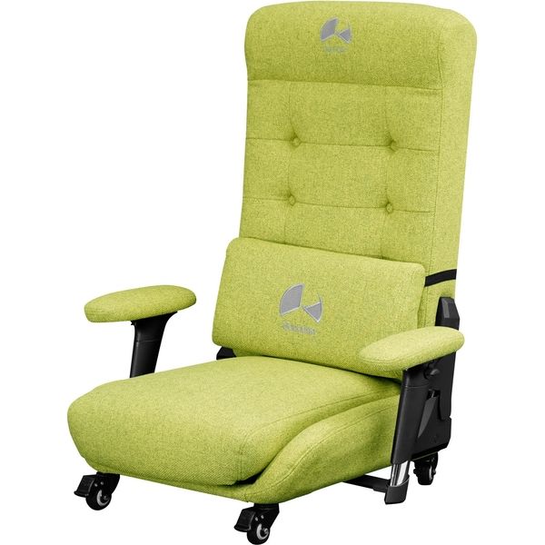 【車上渡し】Bauhutte(バウヒュッテ) ゲーミング座椅子 グリーン GX-350-GN 1台（直送品）