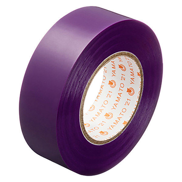 ヤマト ビニールテープ 19mm×10m 紫 NO200-19-30 1巻