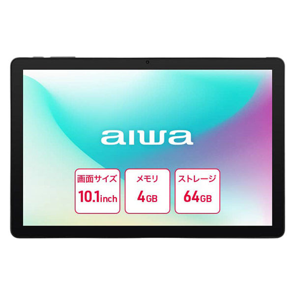 aiwa タブレットパソコン ａｉｗａ　ｔａｂ　ＡＳ１０Ｌ　Ａｎｄｒｏｉｄ１５搭載１０．１インチ JA5-TBA1011（直送品）