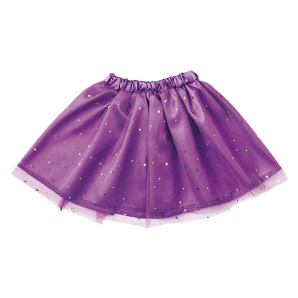 アーテック ソフトサテン チュールスカート 紫 19074 1セット(1枚×2