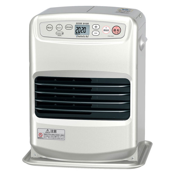 ダイニチ 石油ファンヒーター 木造7畳/コンクリート9畳 給油汚れんキャップ 3.5L FW-25S6(S) 1台